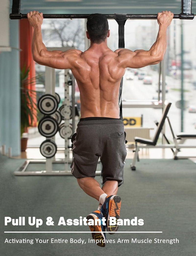 ROSAPOAR Resistance Bands, Pull Up Assist Bands - Workout Bands, Eexercise Bands, Long Resistance Bands Set for Working Out, Fitness, Training, Physical Therapy for Men Women - Image 4